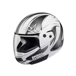 Studds N4 White Large (580 mm) Flip Up-Full Face Helmet, Ninja D5 Decor-image-78