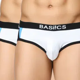 BASIICS by La Intimo White Printed Briefs (Pack of 2)-picture-10