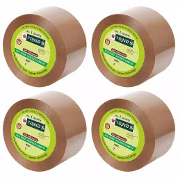 YAJNAS 76.2 mm (3 Inch) 65 m Brown BOPP Tape (Pack 4)-image-54