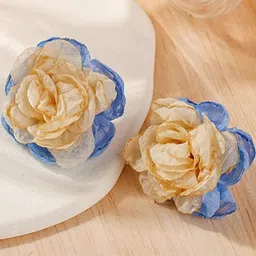 AKISON JEWELS Floral Studs Earrings-picture-8