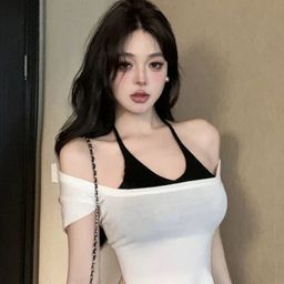 KPOP Women Round Neck Short Sleeves Top-image-84