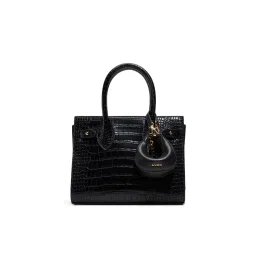 Aldo AURALIE Womens Black Satchel Bag With Detachable Strap & Pouch-picture-15