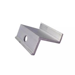 Whiteshark Solar Panel Endclamp Aluminium 48x23x35 mm Silver 4 mm Thickness for Indoor & Outdoor use, (Pack of 10 Pcs)-23