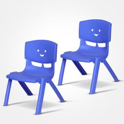 Toy Plus Kids Smiley Chair Set of 2 - Blue-6