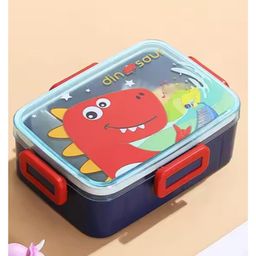 CuddleNest Kids Cartoon Lunch Box - Blue-image-106