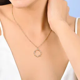 ToniQ Gold-Plated Pendants With Chains-45