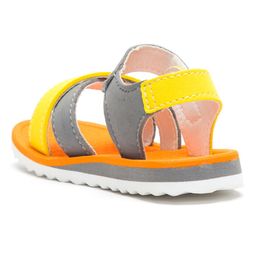Beanz Unisex Colour Block StrapVelcro Closure Sandals - Multi Colour image 3