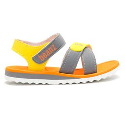 Beanz Unisex Colour Block StrapVelcro Closure Sandals - Multi Colour image 4