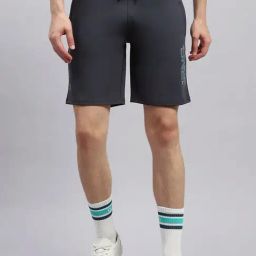 Monte Carlo Dark Grey Regular Fit Shorts-picture-30