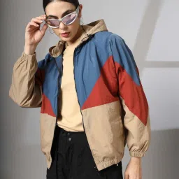 Chkokko Multicolored Color-Block Jacket image 4