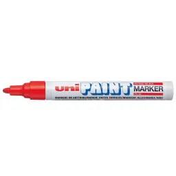 Uni PX-20L Medium Tip Red Ink Permanent Paint Marker (Pack of 12 Pcs)-24
