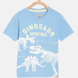 Dixcy Scott Originals Kids Sky Blue Graphic Print T-Shirt-image-27