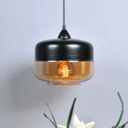 Homesake Black Glass Pendant Light - Set of 1-image-37
