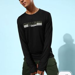 WROGN ACTIVE Typography Printed Slim Fit T-shirt-image-36