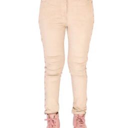 Cutecumber Kids Beige Solid Trousers-image-42