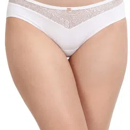 Soie White Lace Bikini Panty-image-49
