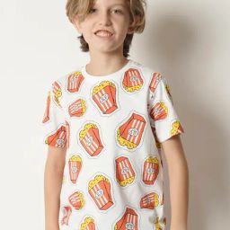 Jack & Jones Junior White Printed T-Shirt-picture-28