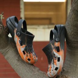 Liberty Men's Orange Clogs-image-2