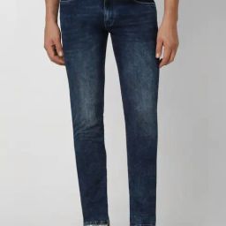 Van Heusen Navy Slim Fit Jeans-image-55