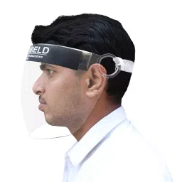 Oriley Ayurveda 2000 Micron Reusable O2 Face Shield with Adjustable Elastic Strap OA5124 image 5