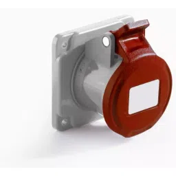 RS PRO Straight Industrial Power Socket 3P+N+E 16 A 380-415 V, 2144188-10