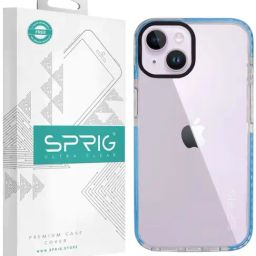 Sprig TPE PC Back Cover for Apple iPhone 13 (Transparent)-44