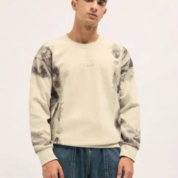 The Bear House Beige Relaxed Fit Printed T-Shirt-image-29