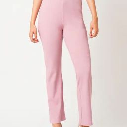 Globus Pink Regular Fit High Rise Trousers-image-21