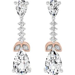 Sparkles Lab Grown Diamond 14k (585) Rose Gold Earrings for Women-picture-38