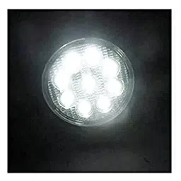 Auto Pearl 9 LED High Brightness Bumper/Roof Rails Fog Light Round Compatible For Toyota Qualis (Set of 2) image 5