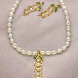 Sri Jagdamba Pearls Heavenly Pearl Necklace Set-image-70