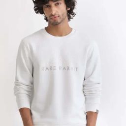 Rare Rabbit White Regular Fit Graphic Sweatshirt-picture-14