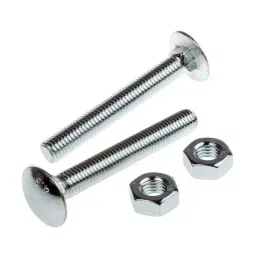 RS PRO Bright Zinc Plated Coach Bolt M10x75 mm 5121124 (Bag of 25 Pcs)-image-25