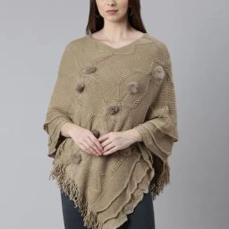 SHOWOFF Khaki Regular Fit Poncho-picture-19