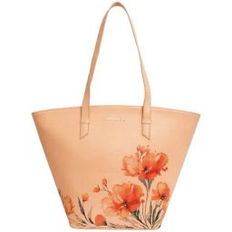 Caprese Peach Chloe Floral Large Bucket Bag-picture-39