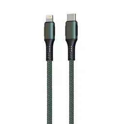 Portronics Konnect CL 1.2mtr 3A Type-C to 8 Pin USB Green Cable POR 1067 Laptop, Charging Adapter, Smartphone-45