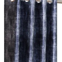 Romee Blue Cotton Printed Curtains and Sheers image 2