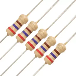Invento 100Pcs 270 Ohm Carbon Film Resistor 1/4 W-19