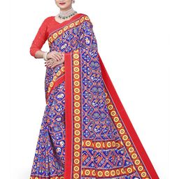 Pemal Designer Ethnic Motifs Printed Pure Crepe Saree-image-73