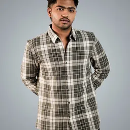 BlendCulture Men Checked Casual Shirt-image-31