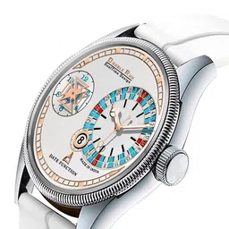 DOUBLERUN Unisex Round Dial & Straps Analogue Chronograph Watch H05N19049 image 2