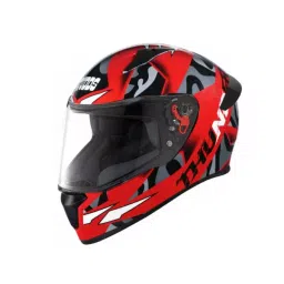 Studds N9 Red Medium (570 mm) Full Face Helmet, Thunder D7 Decor-image-56
