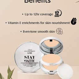 Adbeni Imported Stay Matte Compact Powder- 20 g- Shade- 02 image 2