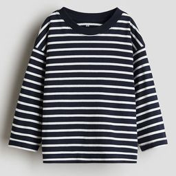 H&M Long-Sleeved Cotton T-Shirt-image-61