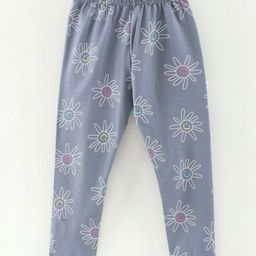 Fido Full Length All Over Print Leggings - Blue-image-48