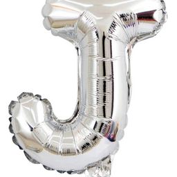 Bubble Trouble English Alphabet Letters Foil Letter Balloons for Party Decoration Letter J - Silver-image-57