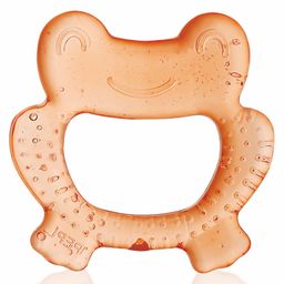 BeeBaby Frog Shape Water Filled Teether With Carry Case - Orange-3