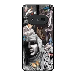 QRIOH Unisex Quirky Printed Nothing Phone 3a Back Case Mobile Accessories-picture-31