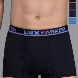 LUX PARKER Pack Of 5 Pure Cotton Long Trunks LUX_PARKER_SEMI-LONG_COL_5PC-picture-30