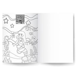 book ford publications Unicorn Mermaid Sticker & Coloring Books Set of 2 - English image 4